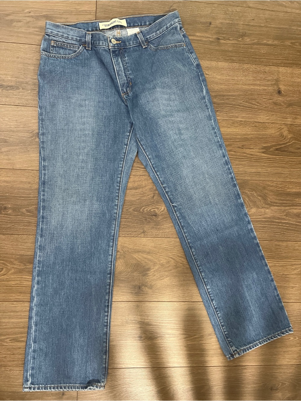 GAP Vintage Straight Leg High Rise Denim Jeans 2001 Y2K 14 R